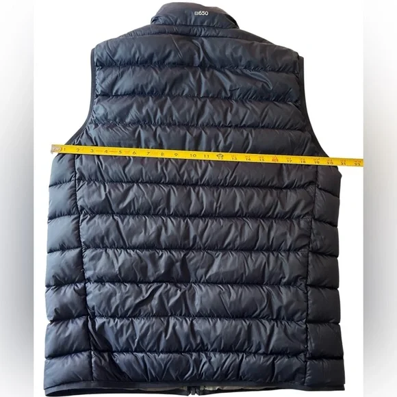 Eddie Bauer EB650 Navy Down Vest EUC - Picture 9 of 13